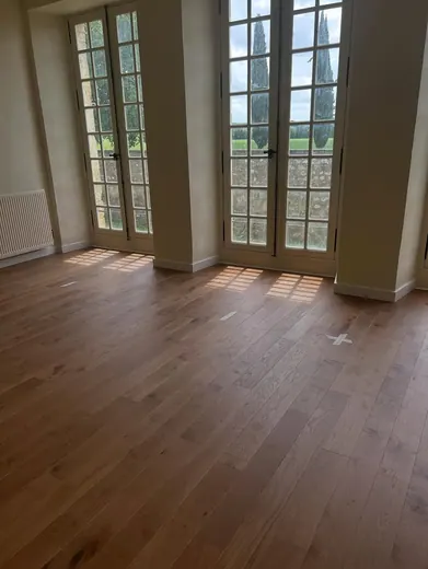 Parquet chêne massif huilé en pose collée — photo 2