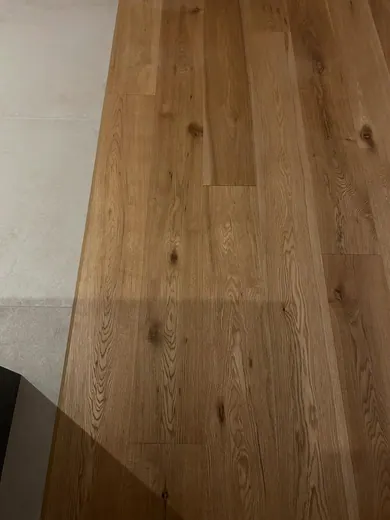 Parquet contrecollé chêne collé sur le support — photo 6