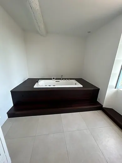 Habillage baignoire en Wengé verni — photo 3