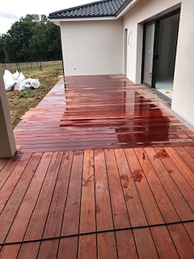 Terrasse Padouk — après